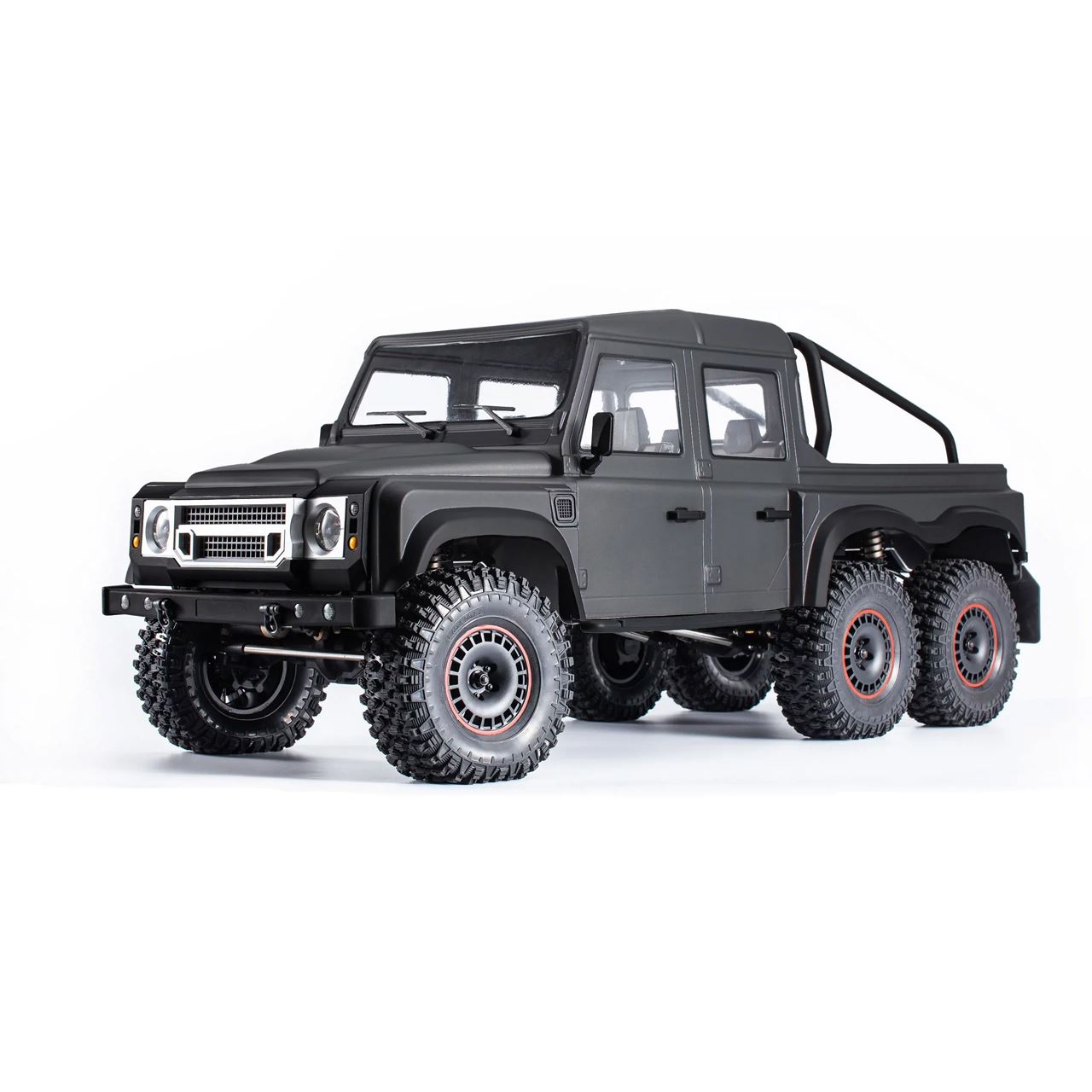 Amewi RC Auto AMXRock RCX10.3P Crawler 6x6 Pickup grau /14+