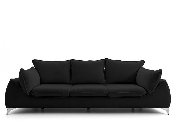 Muffo Sofa Melani, Lose Rückenkissen, keine Schlaffunktion, Modernes Design, angenehmes und weiches Material