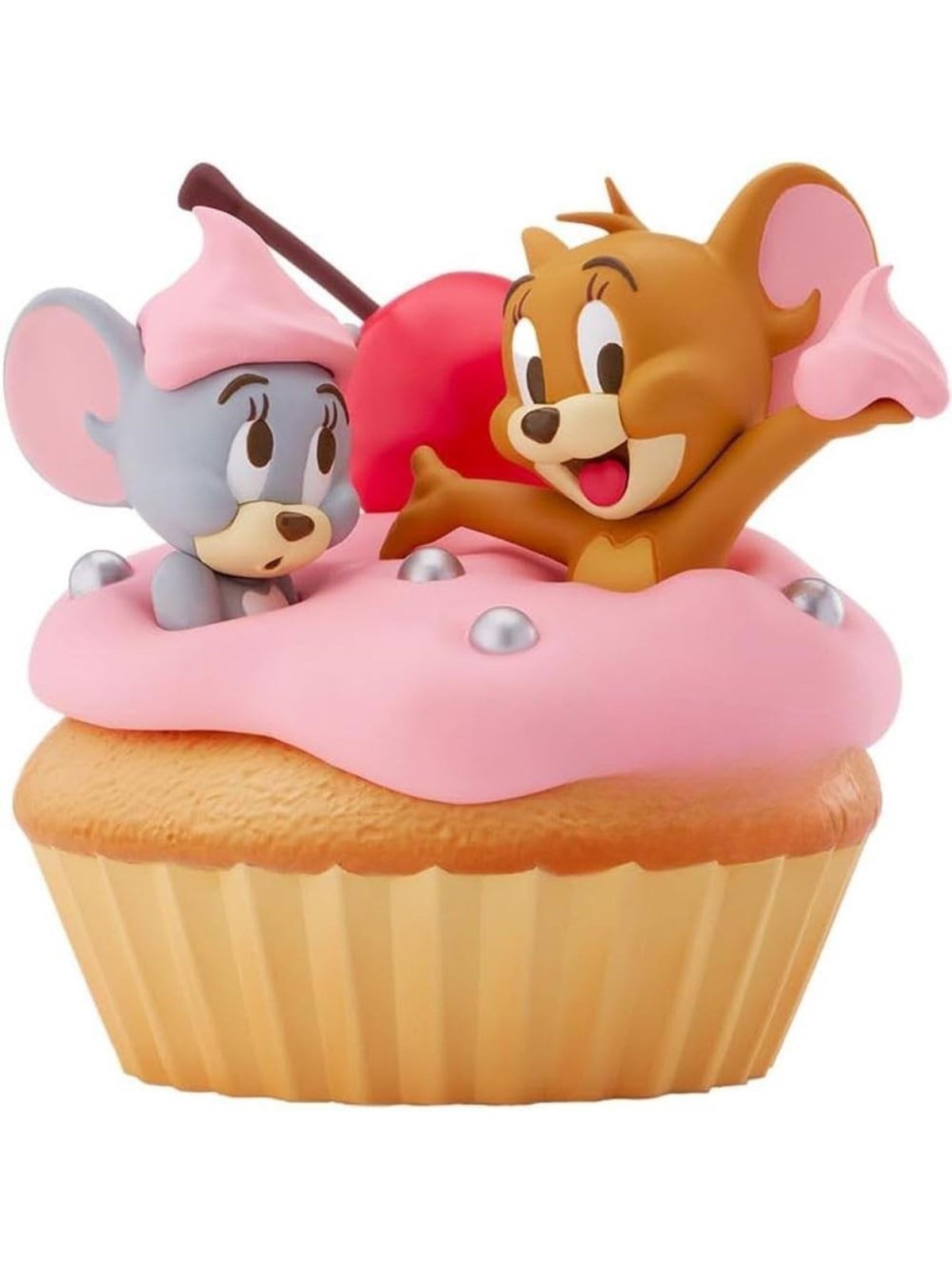 Banpresto - Tom & Jerry Big Soft Vinyl Jerry & Tuffy Sweet Cupcake Figure (11cm) - Figur