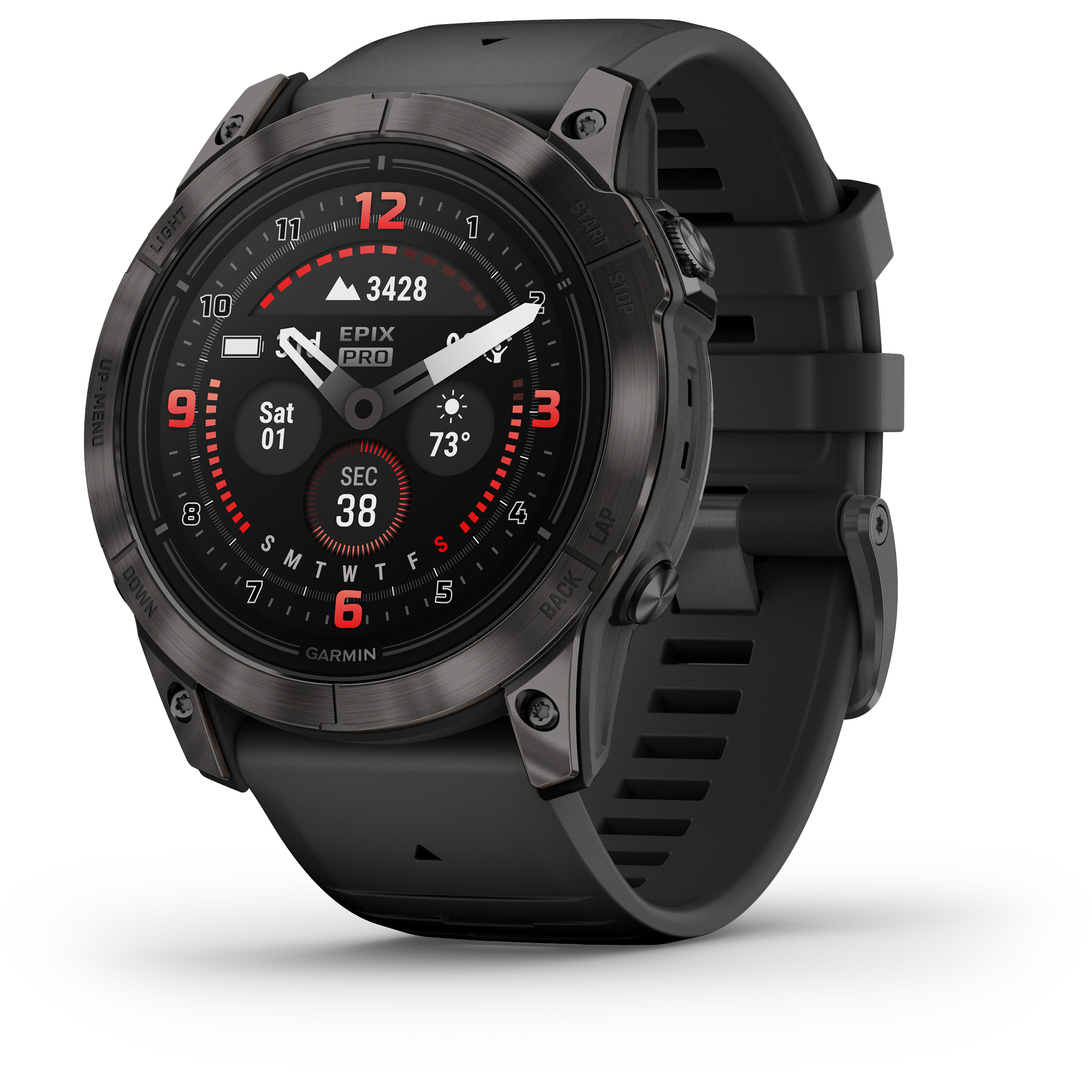 Garmin Epix Pro (Gen 2) - Sapphire Edition 51mm GPS Uhr GPS Uhren schwarz Größe 51mm Camping