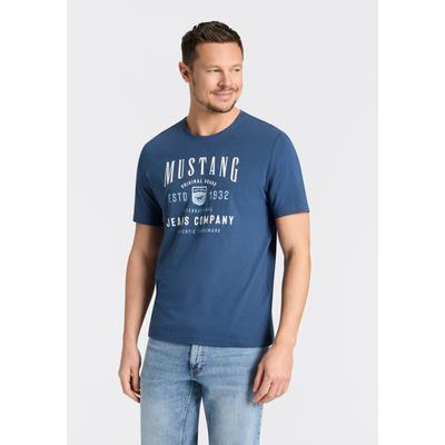 MUSTANG "Alex Logoprint" Kurzarm, normale Passform