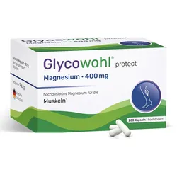 GLYCOWOHL Magnesium 400 mg hochdosiert vegan 200 St