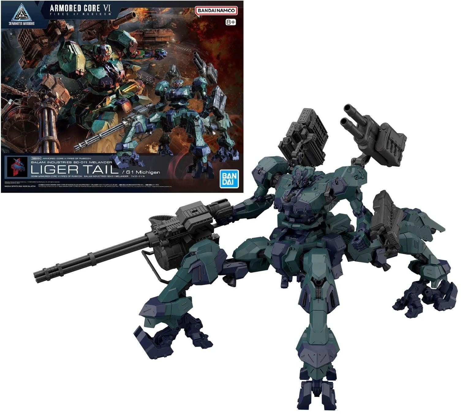 Armored Core VI BD-011 Melander Liger Staart Modelbouwsset 30mm