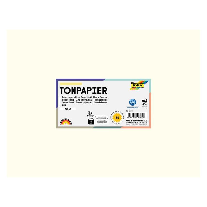Folia Zeichenpapier farbig Format A3 (130 g/m², 1x) (6301)