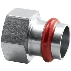 C-Stahl Pressfitting V Kontur - Übergangsmuffe - (IG) (Ausführung: 22 - 1''IG)