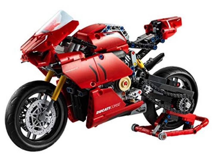 LEGO Technic: Ducati Panigale V4 R 42107 (646 Pieces) 2020 with Valinor Frustration-Free Packaging
