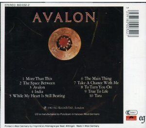 Roxy Music - Avalon (1982) - Preis vom 09.10.2026 07:28:09 h