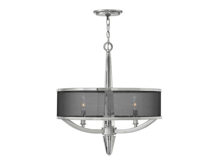 Elstead Lighting Hängeleuchte Ascher, Nickel, Metall, Glas, 67.3 cm, RoHS, höhenverstellbar, Lampen & Leuchten, Innenbeleuchtung, Leuchten nach Räumen, Esstischlampen