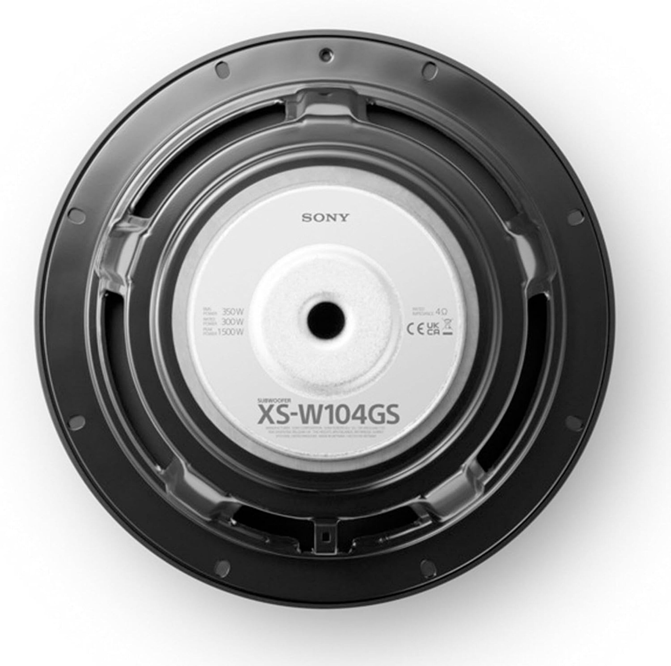 Sony XS-W104GS Subwoofer da 25 cm, potenza Max 1500W, potenza RMS 350W