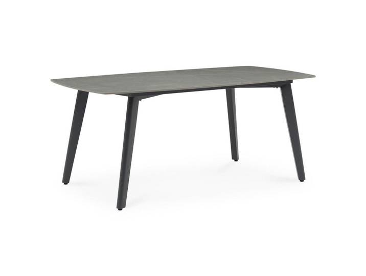 Idimex Gartentisch Meza anthrazit, Anthrazit, Metall, Metall, Mode, 180x75x90 cm, Gartenmöbel, Gartentische, Gartentische