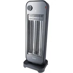 Steba CH 2 ECO Carbon-Heizstrahler Oszilierend 90° 2 Stufen grau, Heizstrahler, Grau