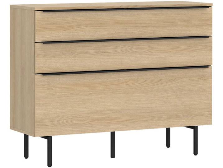 TOM TAILOR HOME Kommode, Lowboard, Breite 110 cm,1 Klappe,2 Schubladen, viel Stauraum