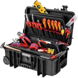 KN 00 21 33 E - Werkzeugkoffer "Robust26Move" Elektro,  23-teilig