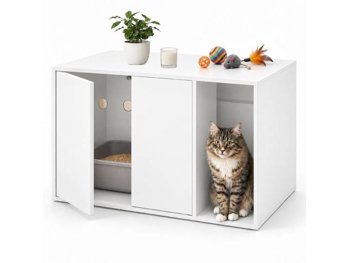 Relaxdays Katzenschrank für Katzenklo