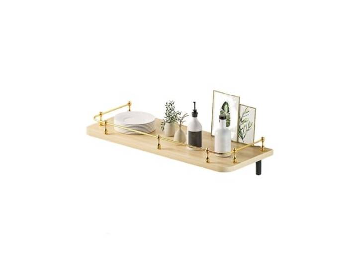 Dekor Wall Shelving Home Wandmontierte schwebende Regale(Natural,XL)
