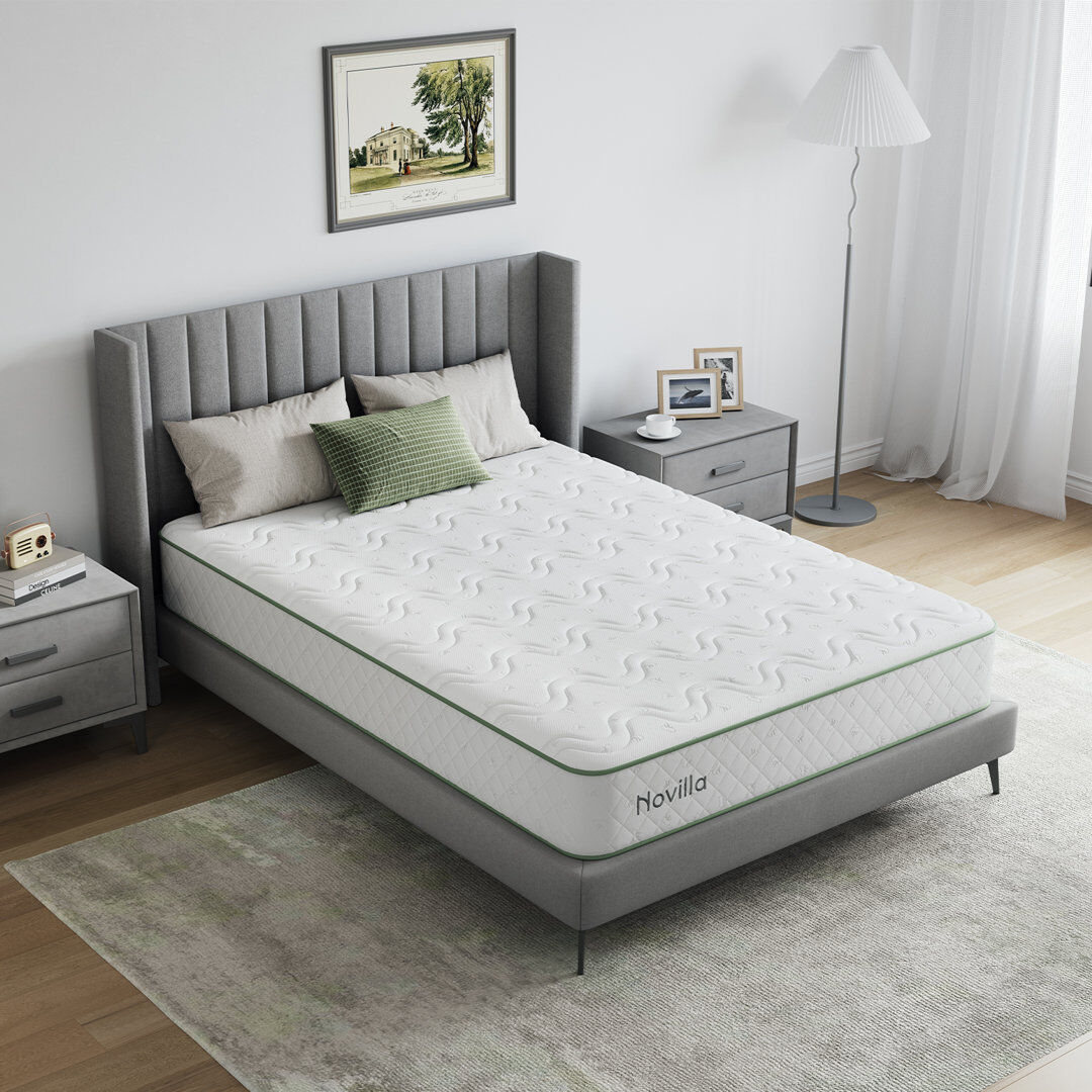 Novilla 25cm Memory Foam Pocket Sprung Zoned Mattress Double (4'6)