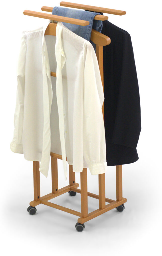 Rebrilliant Dilana Valet Stand Cherry 107cm H X 40cm W X 35cm D
