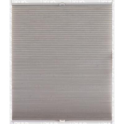 Wabenplissee KUTTI "Jenny" Gr. 3, grau (hellgrau, weiß), B:120cm H:140cm, Obermaterial: 100% Polyester, Plissees, Lichtschutz Klemmfix