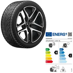 275/45 R21 110V XL Mercedes-AMG G63 AMG W465 Winterkomplettrad Continental recht