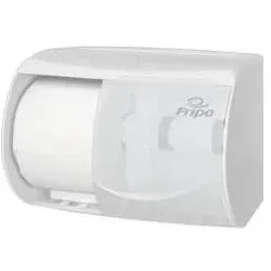 Fripa, Toilettenpapierhalter, Toilettenpapier-Spender fr 2 Rollen, Kunststoff,weiá
