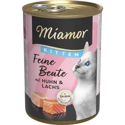 Miamor Miamor Feine Beute Kitten Huhn & Lachs 12x400 g