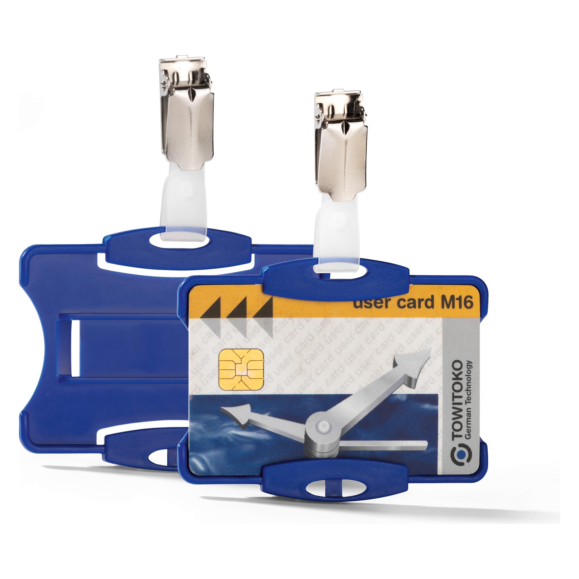 Durable Ausweishalter mit Clip für 1 Karte 1 Pg. à 25 Stück 811806 (811806)