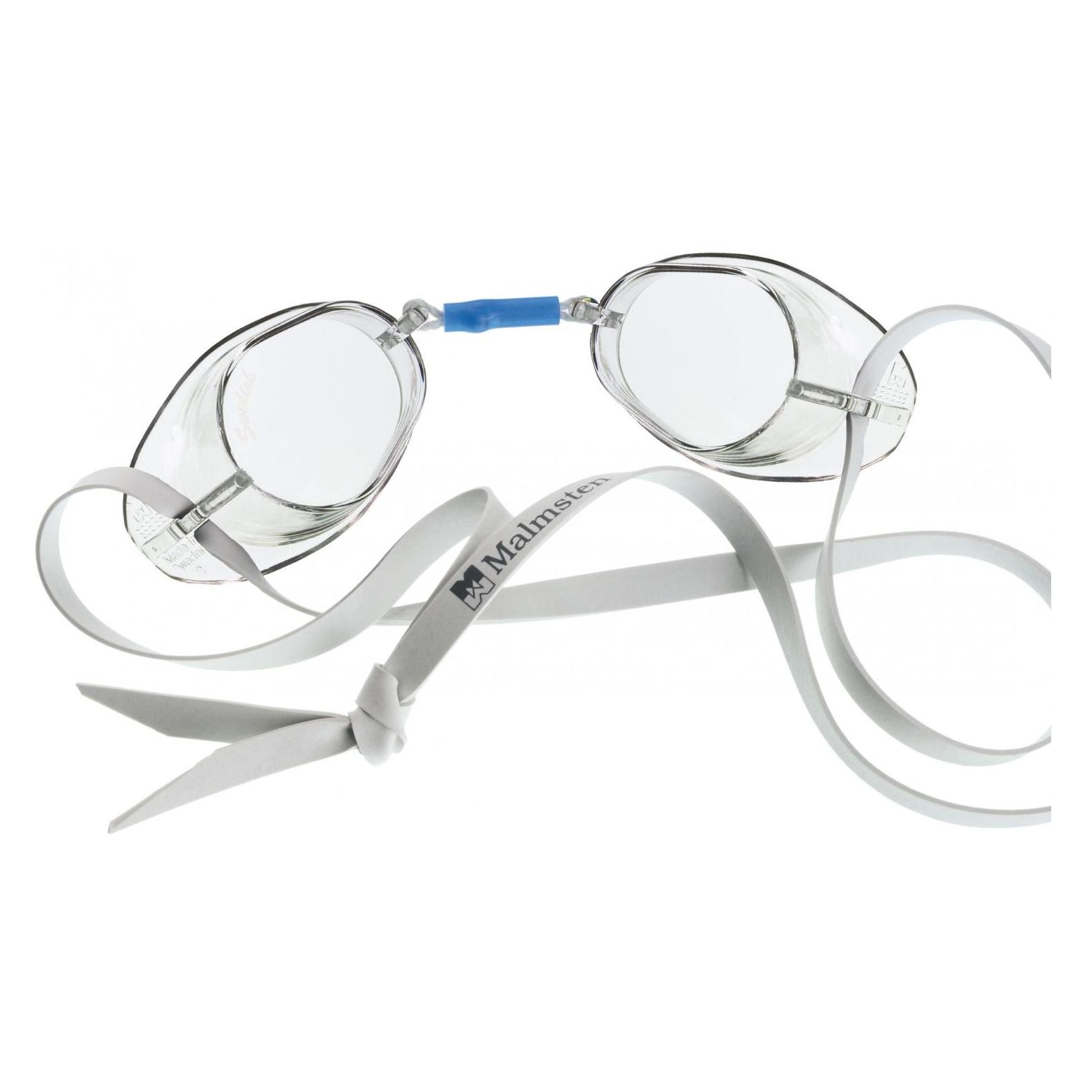 Beco Beermann GmbH Malmsten Schwedenbrille Standard Schwimmbrille, Weiss/farblos, Einheitsg (0/099223/1)