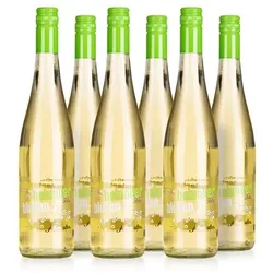 AFFENTALER WEIN Holunderblüten Secco fruchtig duftend mit/ohne Alkohol Inhalt 6x 0,75L