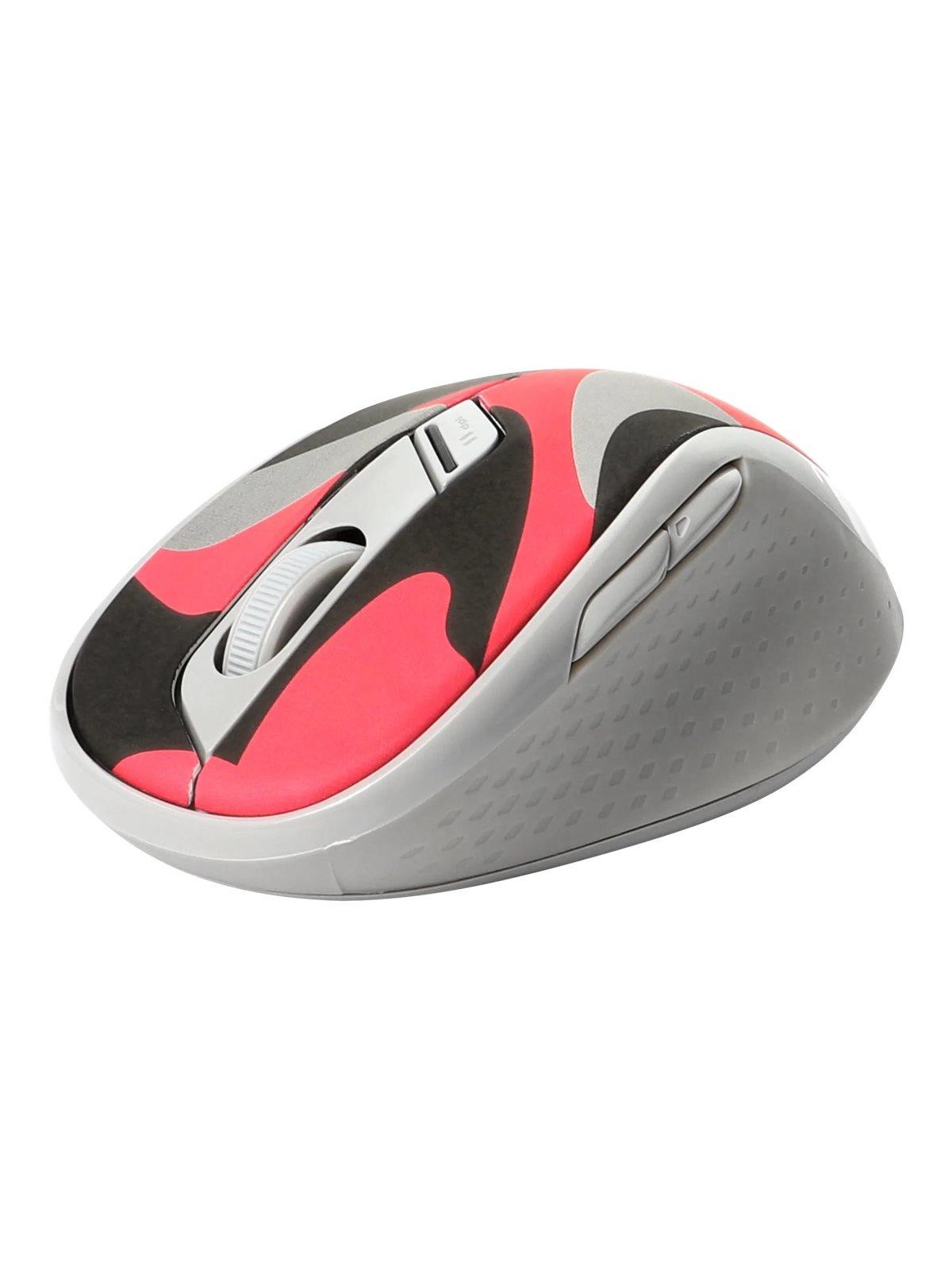 RAPOO M500 Silent - mouse - 2.4 GHz Bluetooth 4.0 Bluetooth 3.0 - red - Maus (Grau)