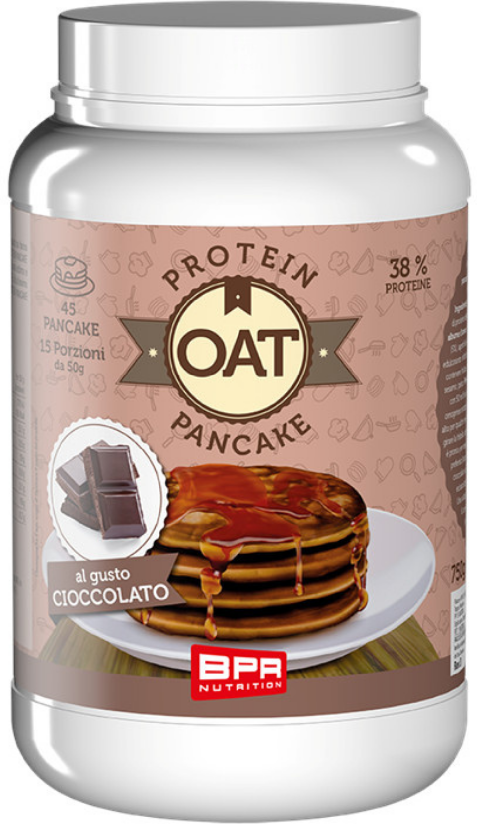 BPR NUTRITION Oat Protein Pancake  750 Grammi 