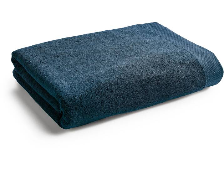 Badetuch CHRISTY LUXE , blau (navy), B:90cm L:165cm, Walkfrottier, Baumwolle, Handtücher, Badetuch, Luxus Badetuch in Premium Qualität mit 730g/m², 90x165cm, 1er Set
