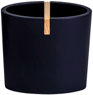 Showerdrape Sonata Black & Bamboo Toothbrush Holder