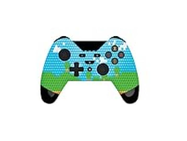Gioteck Manette switch sans fil Manette Bluetooth Design Minecraft Ciel