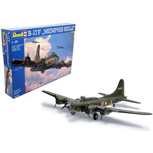 Revell Modellbausatz 04297 B-17F Memphis Bell, 107 Teile, Level 5, ab 13 Jahre, Maßstab 1:48