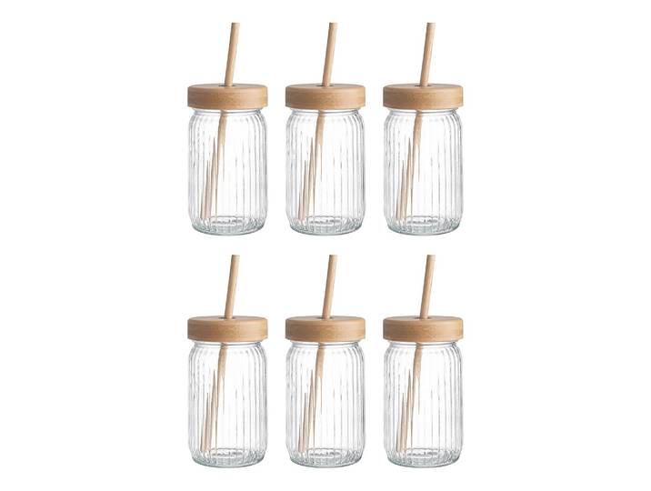 Trinkglas 6er-Set Ø 8cm Durchsichtig/Durchscheinend