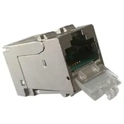 EKU e-stoneModul 1xRJ45 Keystone PREMIUM Cat.6A 10 GbE geschirmt