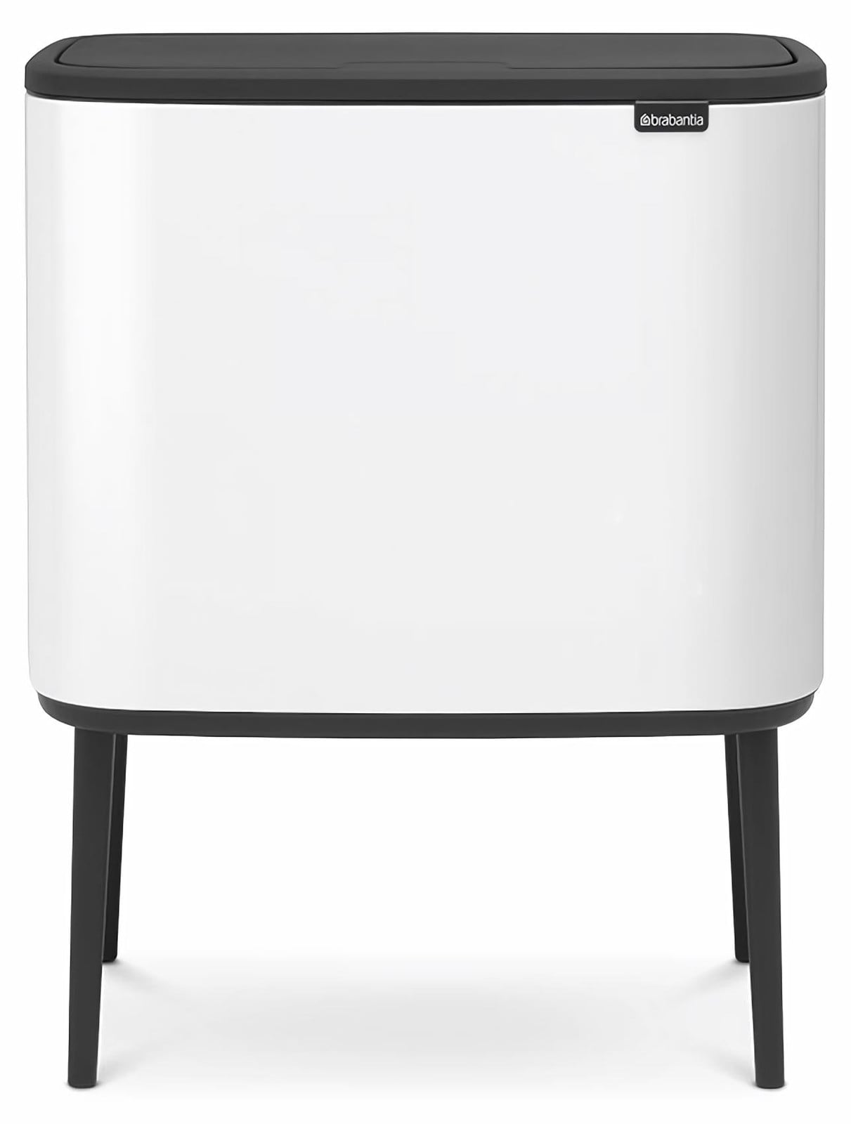 Brabantia Bo Touch Bin Vuilnisbak, 36 liter, wit