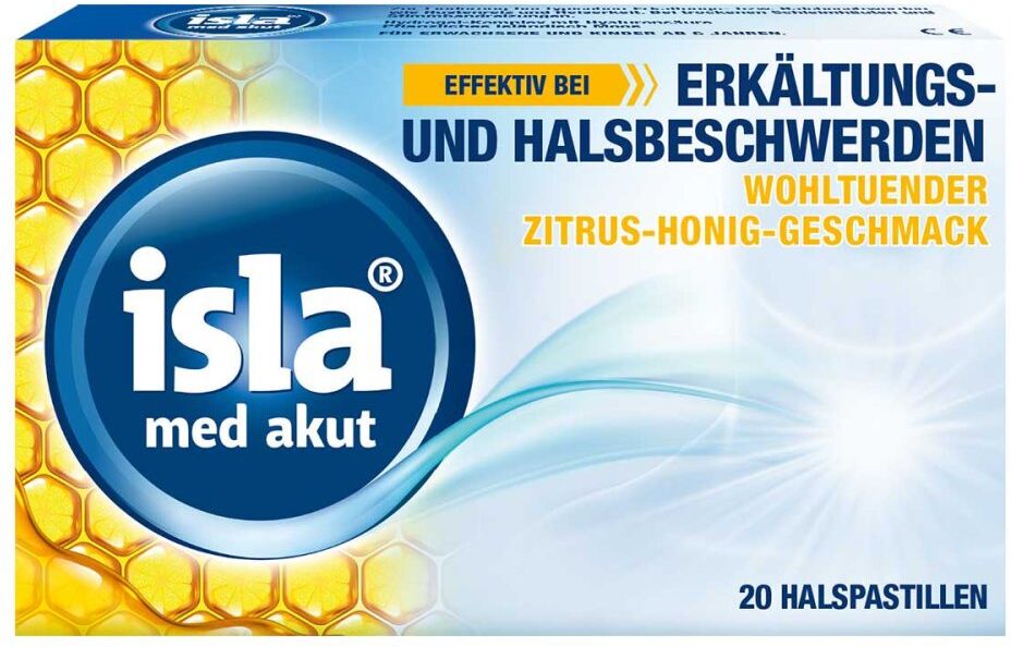 isla med akut Zitrus-Honig bei Halsschmerzen und Erkältung