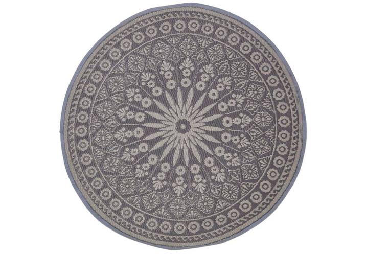 OUTDOORTEPPICH mit Mandala-Muster rund 170 cm