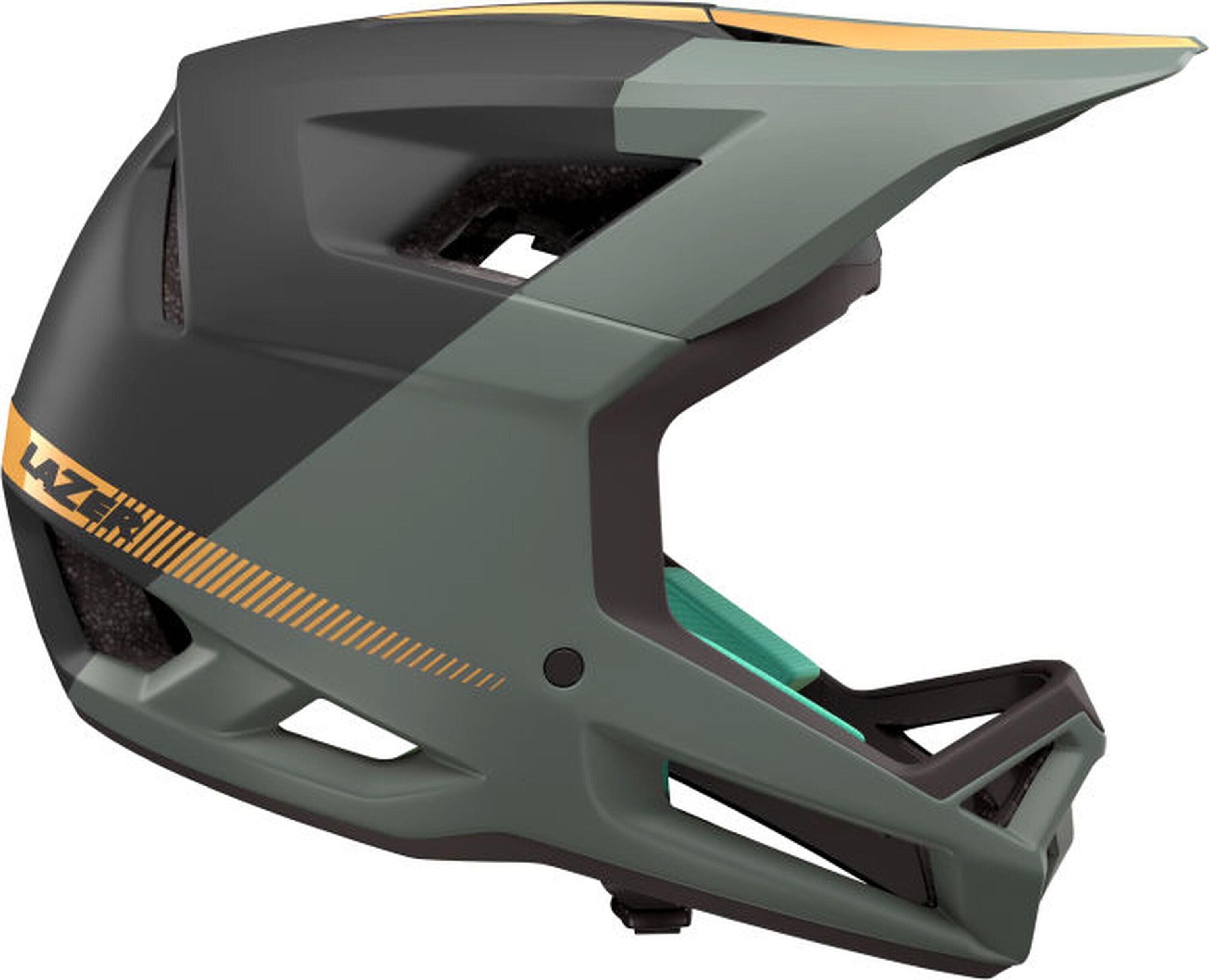 71 LAZER Full Face Helm Cage KinetiCore, Matte Green