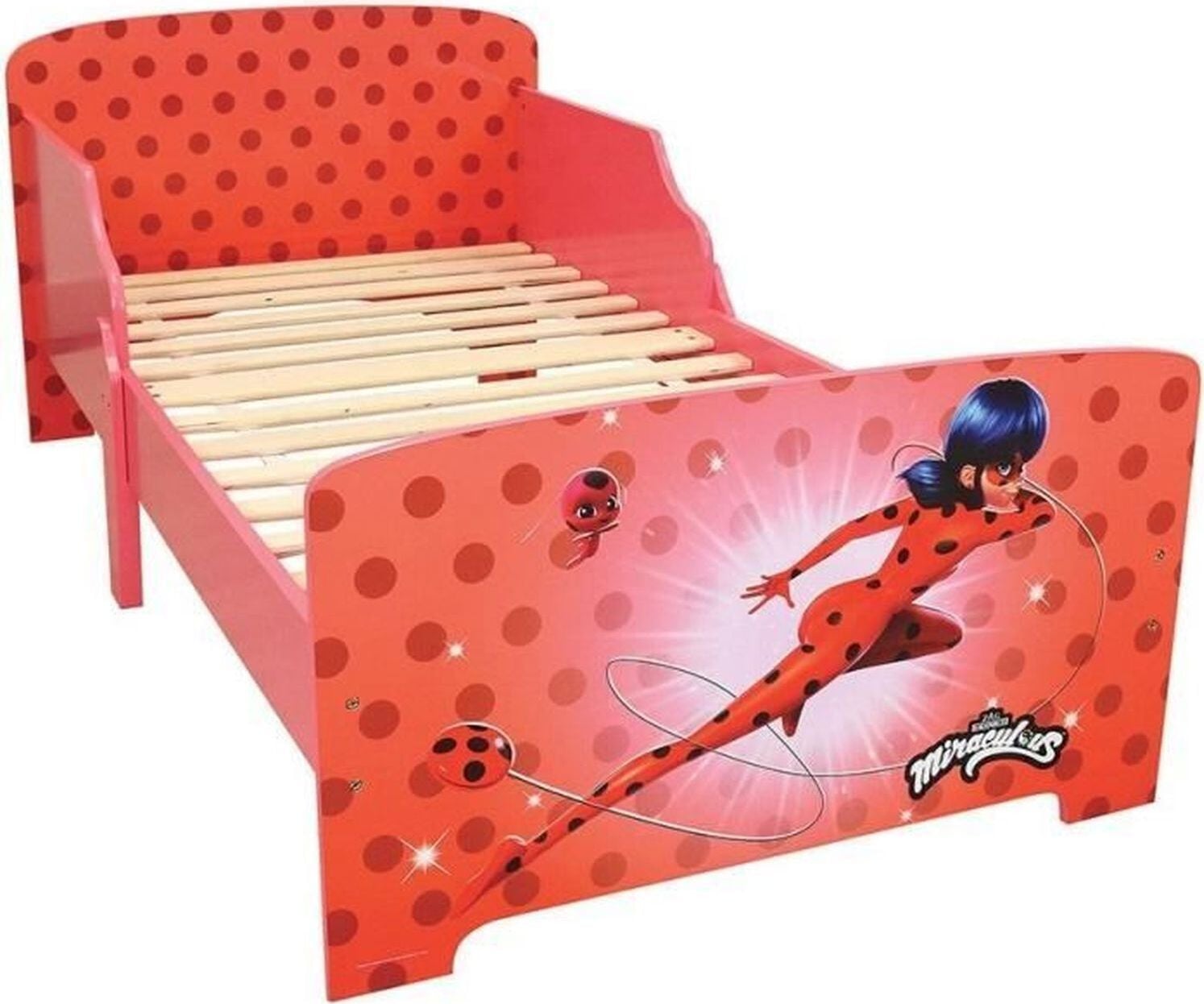 Fun House Miraculous houten kinderbed, 140 x 70 cm