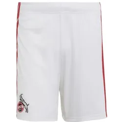 adidas 1. FC Köln Shorts Home 26/27 Herren - weiß/rot - S