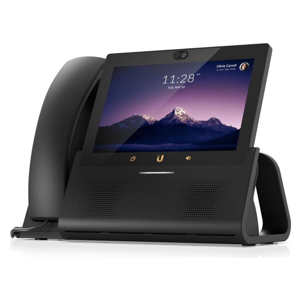 Ubiquiti UniFi Phone Touch Max, VoIP Desktop Smart-Telefon, schwarz (UTP-TOUCHMAX-U)