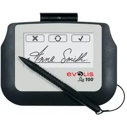 Evolis Sig100 Lite Signature PadSignature pad w (4", 4036 lpi), Grafiktablett, Weiss, Schwarz