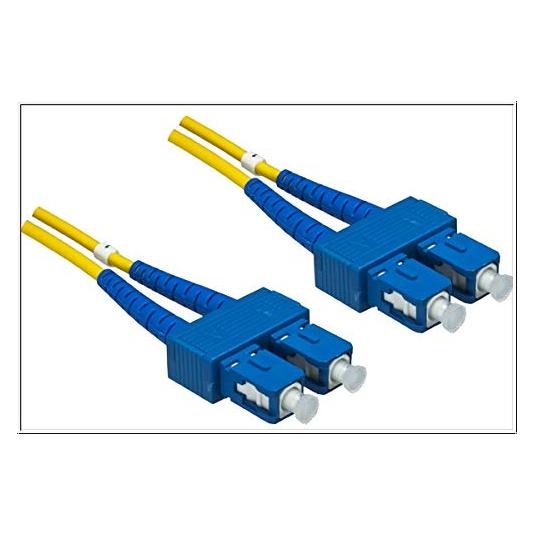 Dinic LWL Kabel OS1, 9µ, SC / SC Stecker, Single Mode, duplex, gelb, LSZH, 50m (50 m) (40925797)