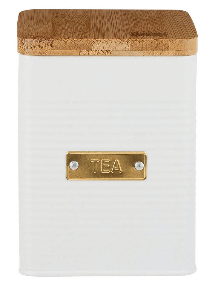 Typhoon Vorratsbehälter "Tee" in Weiß - (B)11,5 x (H)15,7 x (T)11,5 cm - onesize