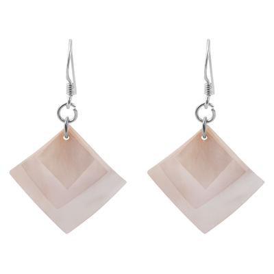 Paar Ohrhänger ADELIA´S "Ohrringe – Ohrhänger aus 925 Silber mit Perlmutt", Damen, Gr. Damen, Silber 925 (Sterlingsilber), silber, Ohrringe, Ein stilvolles Geschenk für besondere Momente