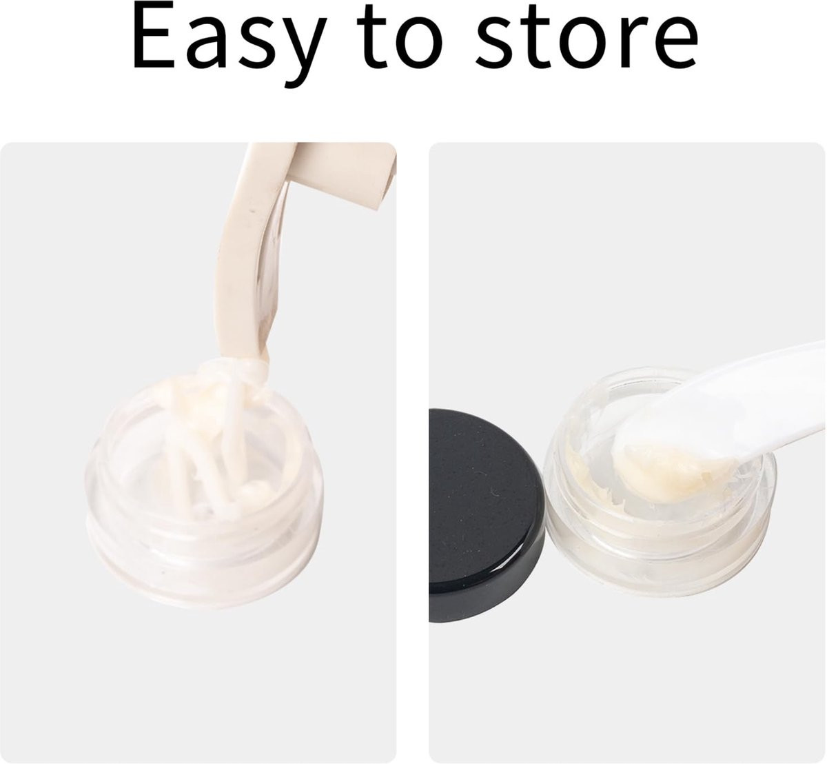 Set van 12 lege monsterpotjes van 5 ml met deksel voor crème en cosmetica