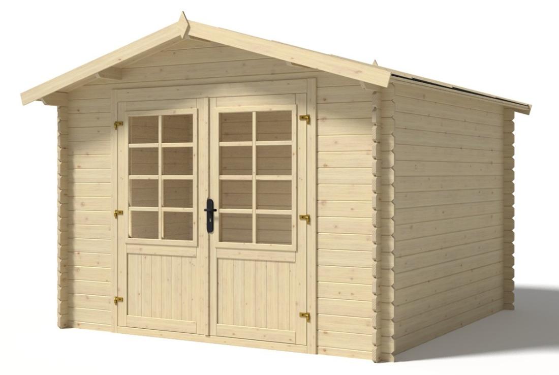 Gartenhaus, Gerätehaus 9m2 - 3x3m - 28mm