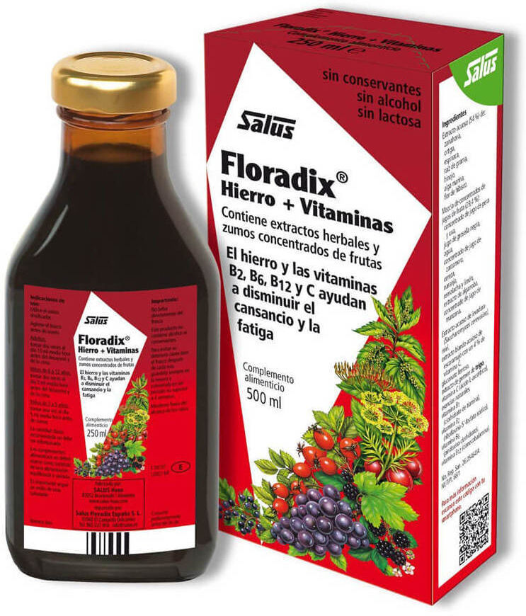 Salus Floradix Iron + Vitamins 500 ml